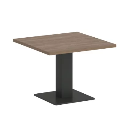 Стол журнальный квадратный HOME OFFICE VR.SP-5-60.2G Дуб Аризона/Антрацит металл_0