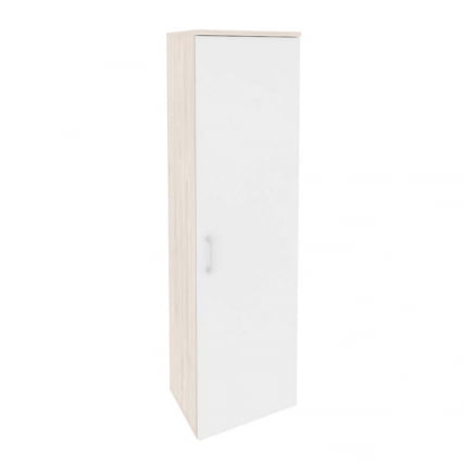 Гардероб узкий (правое исполнение) ONIX O.GB-1(R) Денвер Светлый/Белый_0