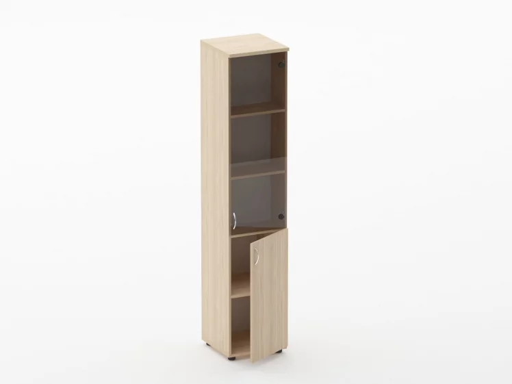 Шкаф высокий со стеклом Twin 16.16.13Пр Туя_1