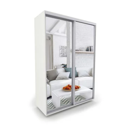 Шкаф-купе 2-х дверный Акцент-Сим З 1200х600 Выбеленное дерево_0