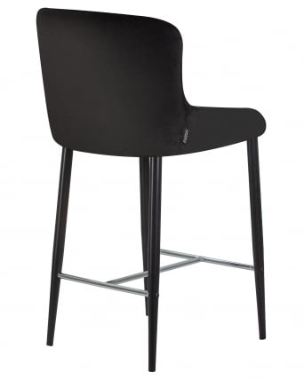 Стул полубарный DOBRIN CHRISTIAN 65 черный велюр V108-77_3