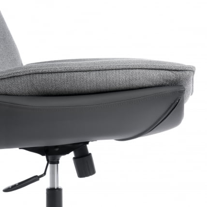 Кресло лаунж Cosmo велюр/букле/экокожа, VT shape silver/графит_10