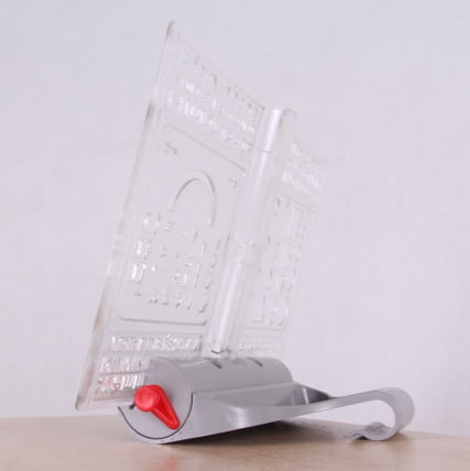 Трехуровневая подставка-трафарет под книгу ПК-03 Оранжевая_1