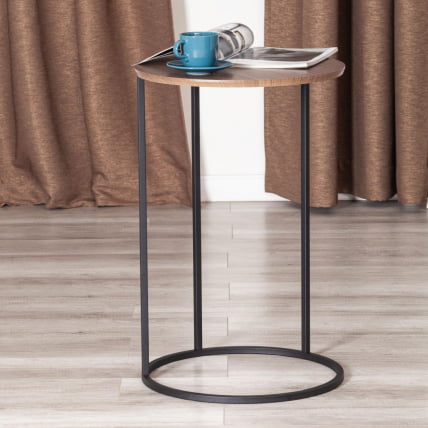 Журнальный стол Mone МДФ/металл, 45х45х70,5 см, акация/черный_4