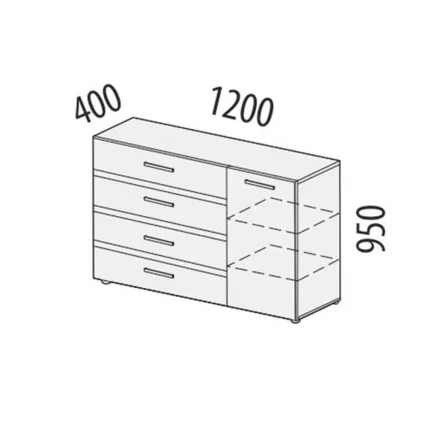 Комод Фреска 66.33_1