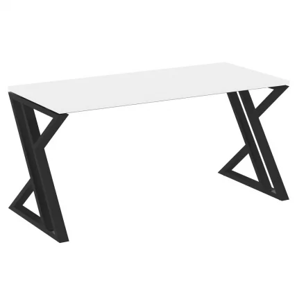 Стол рабочий LOFT VR.L-SRZ-4.7 Металл черный Белый Бриллиант_0