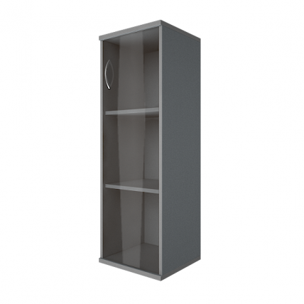 Шкаф средний узкий правый Riva А.СУ-2.4 Пр Серый_0