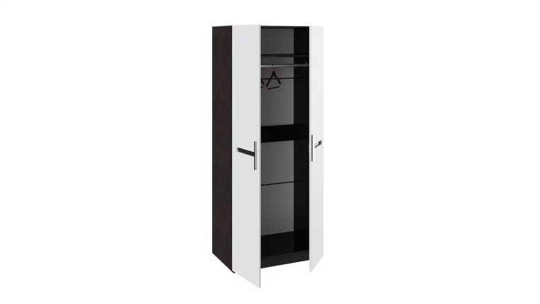 Шкаф для одежды Фьюжн ТД-260.07.02 Белый глянец Венге Линум_1