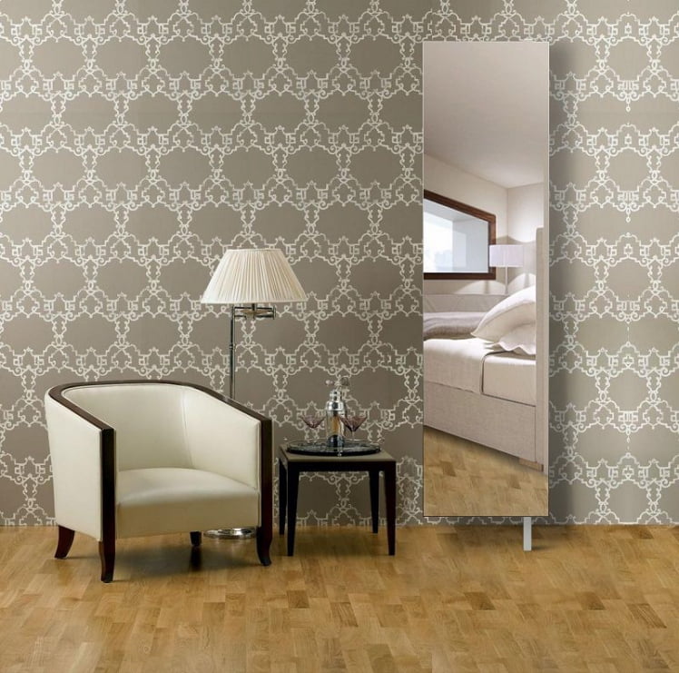 Поворотный зеркальный шкаф Drive SP Белый_3