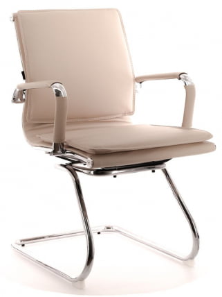 Кресло для посетителей Нерей CФ экокожа Бежевый / Nerey CF_1
