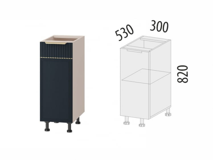 Напольный шкаф (лев/прав) Флоренция 108.55_5