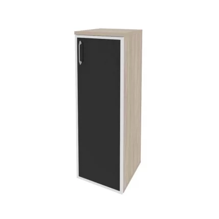 Шкаф средний узкий правый ONIX O.SU-2.4R(R) black Дуб Аттик_0