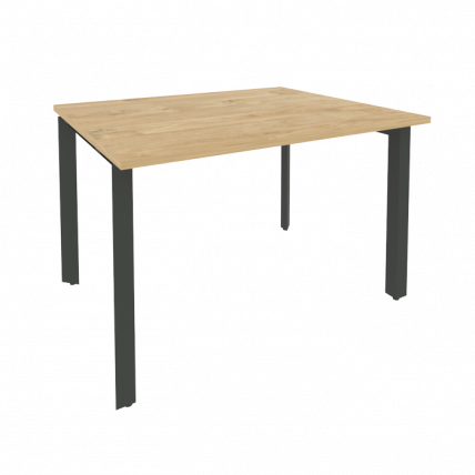 Стол переговорный (1 столешница) ONIX O.MP-PRG-1.2 Тиквуд Светлый/Антрацит_0