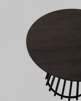 Стол обеденный Дэпхне 100*75 см темное дерево / Daphne_5