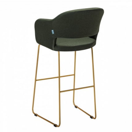 Кресло Бар Oscar Б темно-зеленый/Линк золото_1