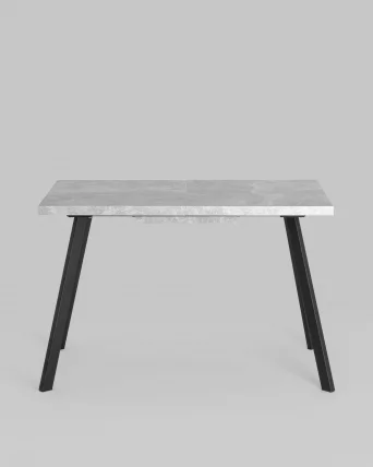 Стол обеденный раскладной Plain 116-158 Бетон-черный_2