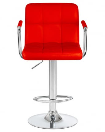 Стул барный DOBRIN KRUGER ARM (красный) 2 шт_6