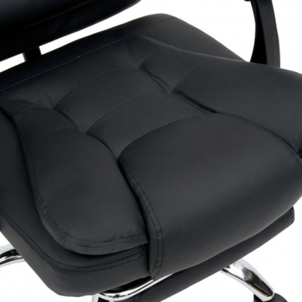 Кресло офисное CROMEX (КРОМЕКС) Lounge MS-007 экокожа черное_14