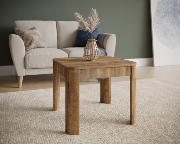 Стол журнальный, Квадро (550*550*450) Дуб галифакс Табак, 61005 _1