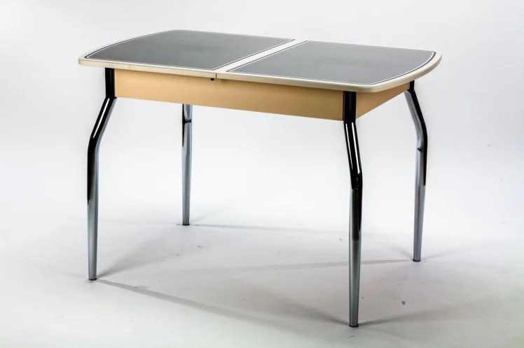 Стол обеденный Чикаго КЗ(6191) крем,крокодил коричневый_0