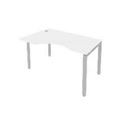 Стол письменный METAL SYSTEM Б.СА-2 Л Белый/Серый_0