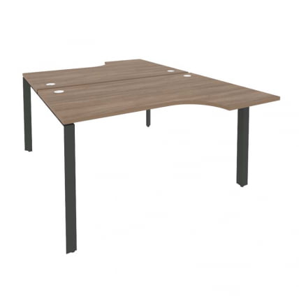 Рабочая станция на П-образном м/к ONIX O.MP-D.SA-2 Дуб Аризона/Антрацит_0