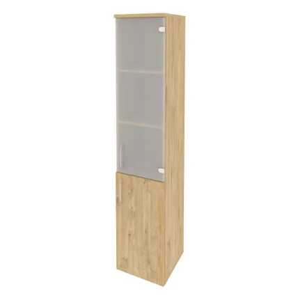 Шкаф высокий узкий правый ONIX O.SU-1.2(R) Тиквуд Светлый_0