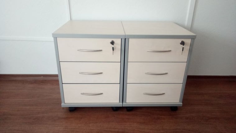 Тумба подкатная IMAGO ТМ-3.А Клен Металлик_0