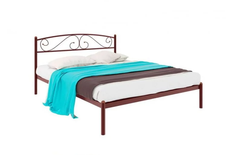 Кровать Вероника 1200х2000 Коричневая_0