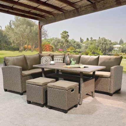 Комплект плетеной мебели AFM-307B Beige_0