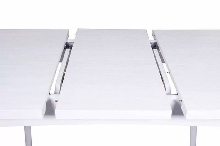 Стол раскладной Ялта с цилиндрическими опорами Белый Анкор светлый_3