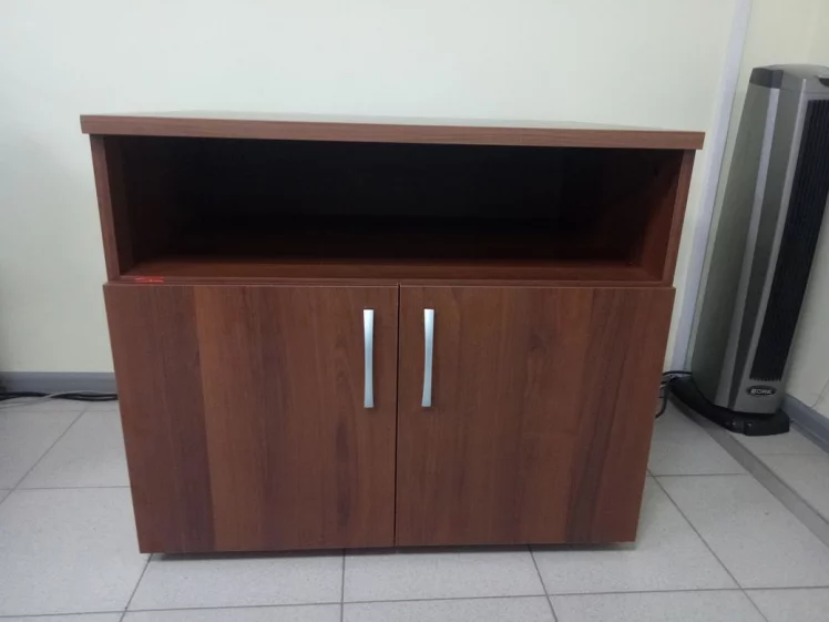 Тумба под оргтехнику Альфа 62.45 орех Пегас_4