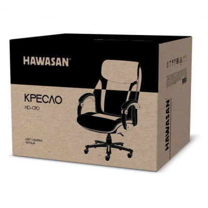 Кресло руководителя HAWASAN (ХАВАСАН) Voyager HD-010 экокожа черное_10