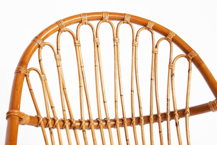 Кресло-качалка Secret De Maison Petunia (mod. 01 5088 RC SP KD/1-1 ) натуральный ротанг/металл, 80х61х80см, светлый мед/черный_5