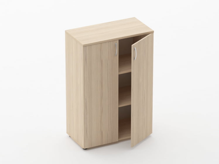 Шкаф средний закрытый Glassy 6.12.131 Орех_1