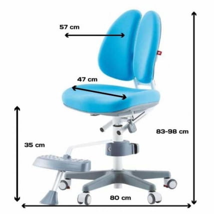 Кресло с подставкой для ног Duo Розовое_1