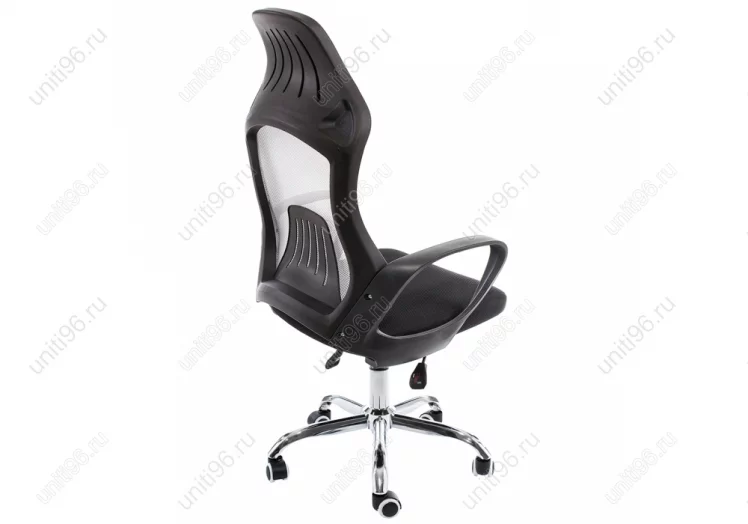 Компьютерное кресло Атлант Белое-Черное-Голубое / Atlant_2