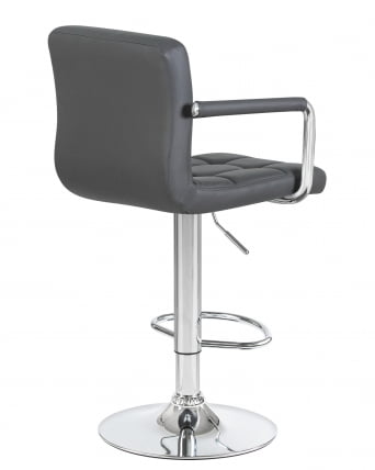 Стул барный DOBRIN KRUGER ARM Серый_3