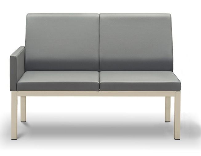 Диван двухместный с правым подлокотником Норман 2В Светло-серый_0