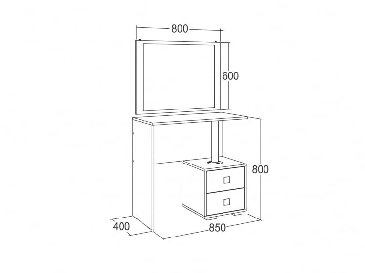 Стол туалетный 