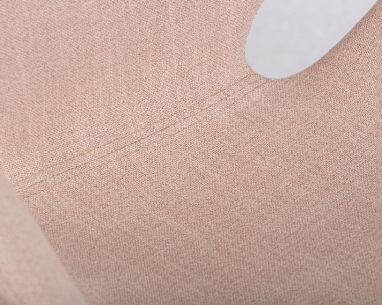 Кресло дизайнерское DOBRIN SWAN (бежевая ткань IF1, золотое основание)_11