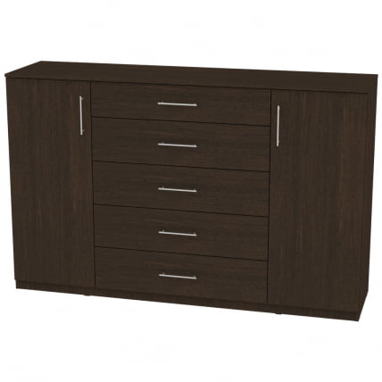 Комод Калисто(К34)1147х1802х468ручкарейлинг160мм(Венге) / Калисто(K34)1147х1802х468ручкарейлинг160мм(Венге)_0