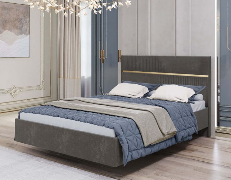 Кровать с подъемным механизмом Монако 902.31 Оникс Десерт серый_0