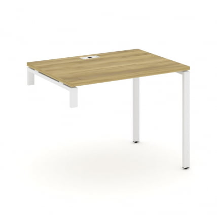 Стол надставка на опорную тумбу CONCEPT CN.OSN-001 Дуб Винченцо Белый_0