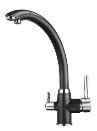 Кухонный смеситель GRANULA 2167 Шварц_0
