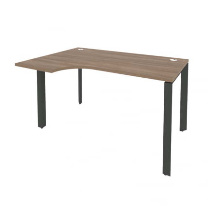 Стол эргономичный левый на П-образном м/к ONIX O.MP-SA-2L Дуб Аризона/Антрацит_0