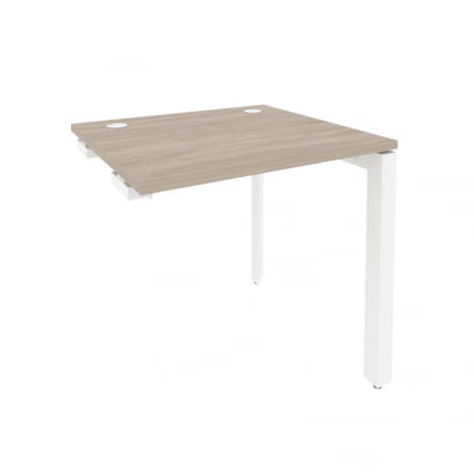 Стол-приставка на П-образном м/к к опорным элементам ONIX O.MP-SPR-0.7 Дуб Аттик/Белый_0