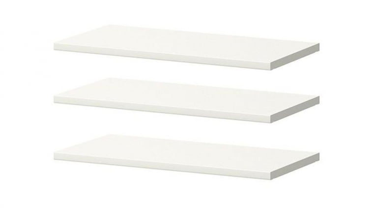 Полки для шкафа Лючия 33.01 Белые_0