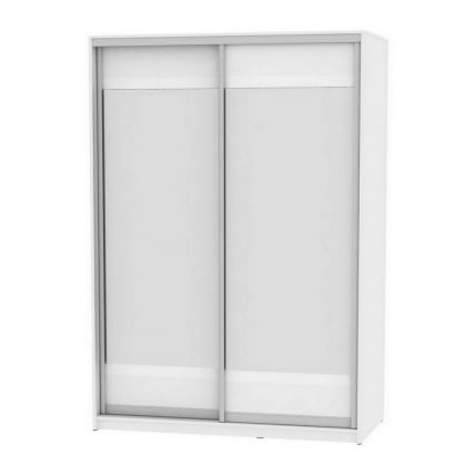 Шкаф-купе B-220х160х60-2(Белый-D10D10)_0