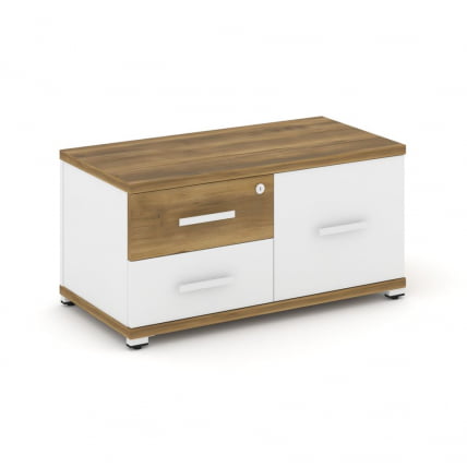 Тумба приставная сервисная CONCEPT CN.TSR-001 B/W Сандал Янтарный Белый бриллиант Белый_0